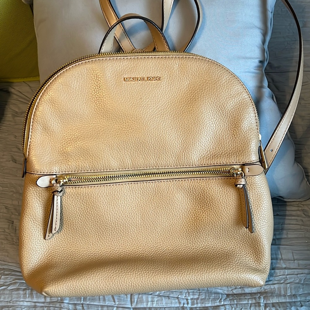 Michael Kors leather backpack